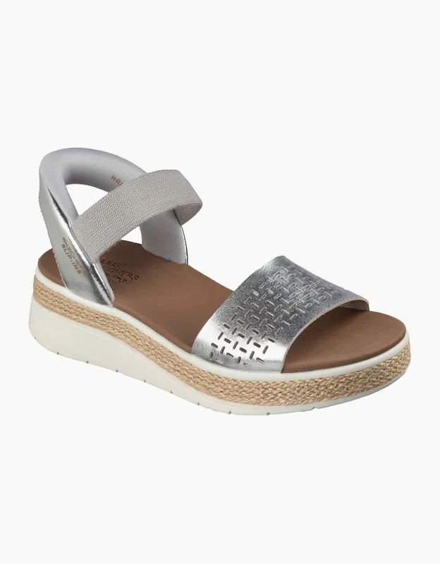 Skechers Women's Bobs Run Ray Womens Sandals - Grey - Size: 4