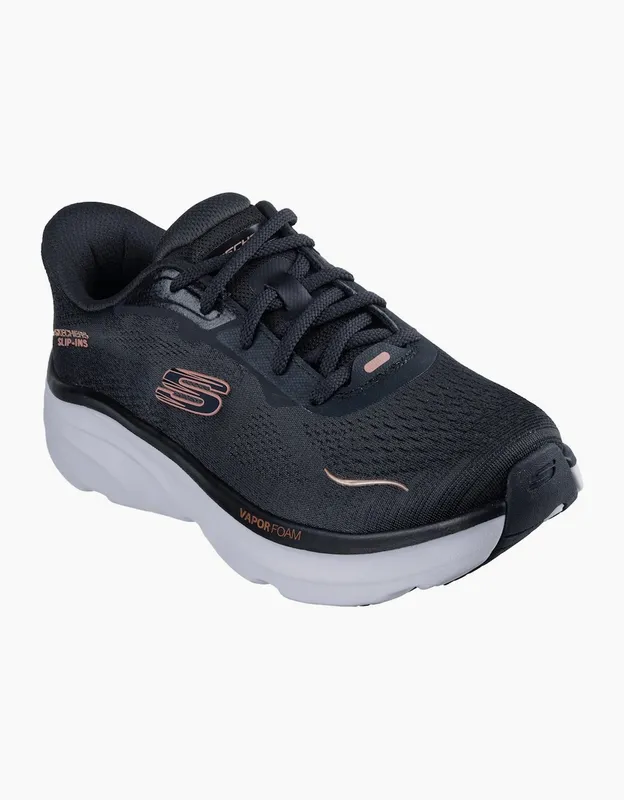 Skechers Women's D'Lux Vapor Clear Horizon - Black - Size: 5