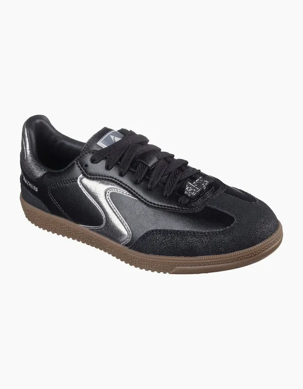 Skechers Women's Hotshot Cool Glow Trainer in Black Size: 4 Black 4