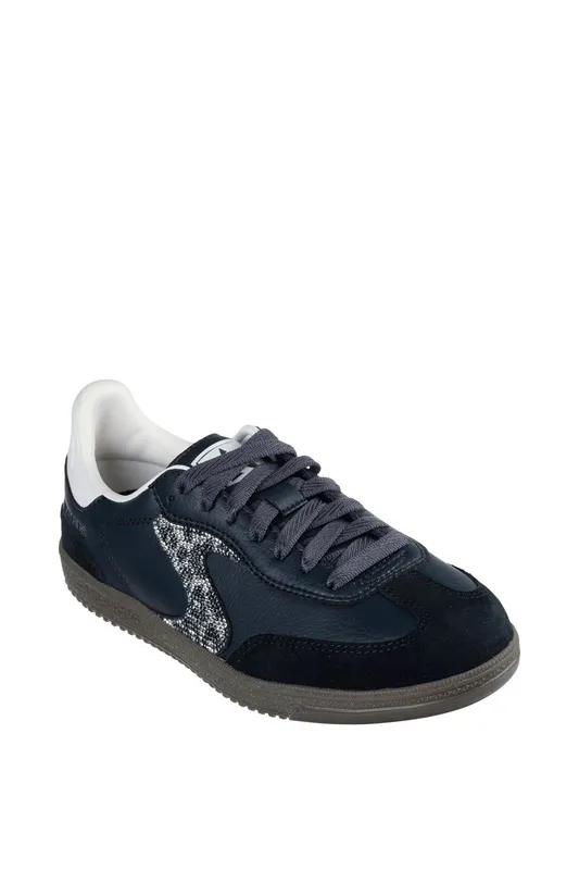Skechers Women's Hotshot Shimmering Spots Trainer in Black Size: 7 Black 7