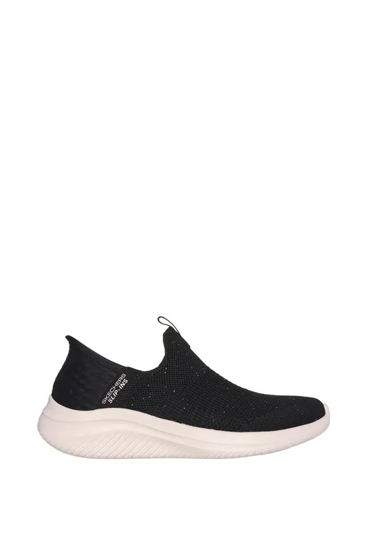 Skechers Women's Ultra Flex 3.0 Shoe in Black Size: 4 Black 4