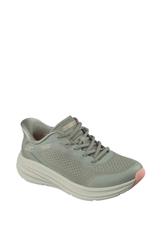 Skechers Women's Bobs Skillz Trainer in Olive Size: 7 Olive 7