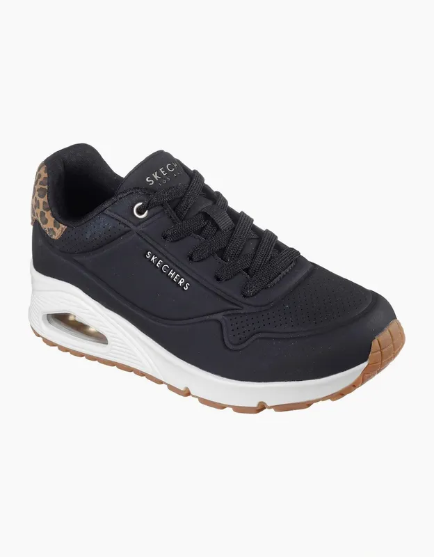 Skechers Women's Uno Jungle Nite Womens Trainers - Black - Size: 7