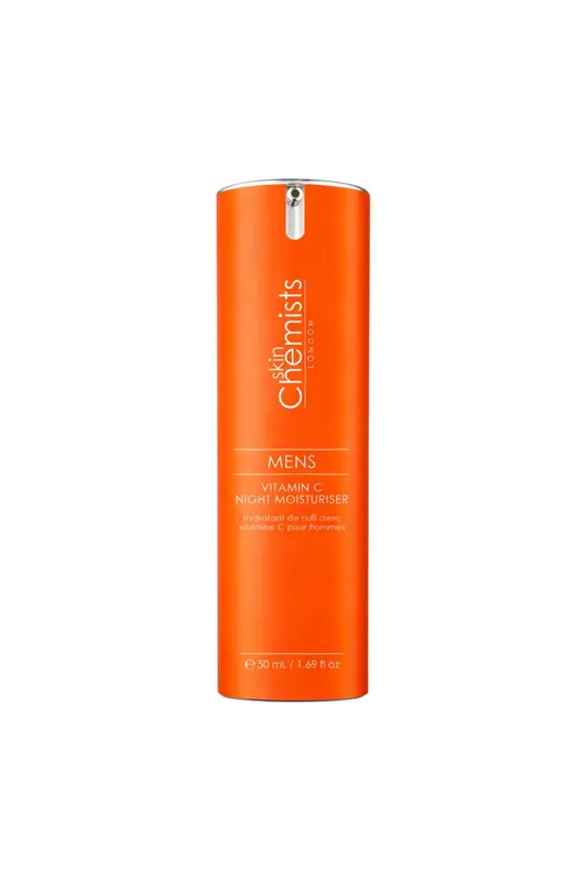 skinChemists professional Men's Vitamin C Night Moisturiser 50ml in White - White