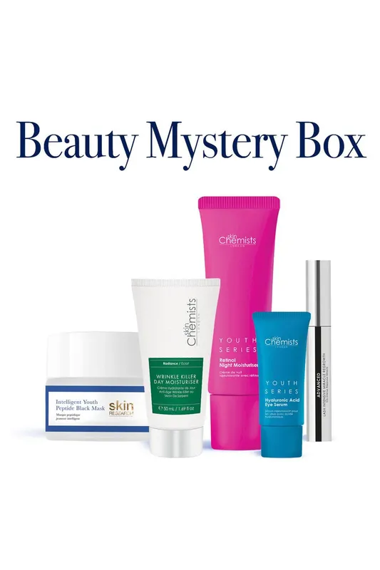 skinChemists professional Anti-Ageing Skincare & Beauty Mystery Box in White - White