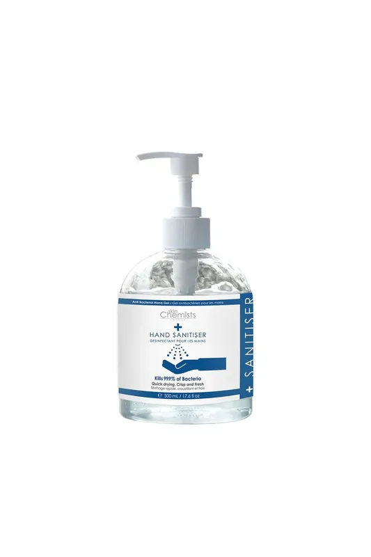 skinChemists professional Women's Hand Sanitiser 500ml in White Size: 1kg White 1kg