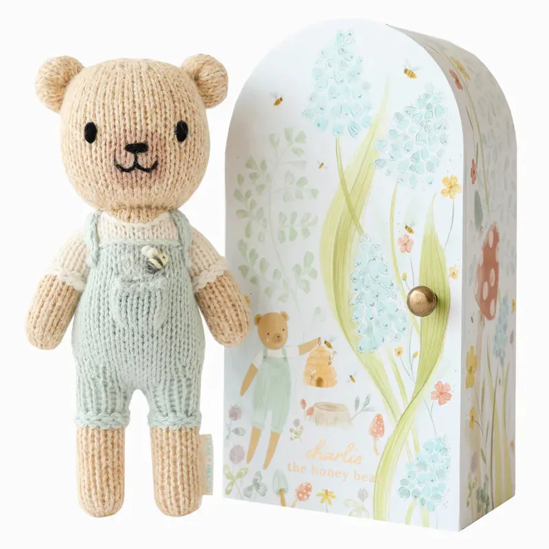 cuddle + kind Tiny Collection in a Box - Charlie the Honey Bear Multicolor