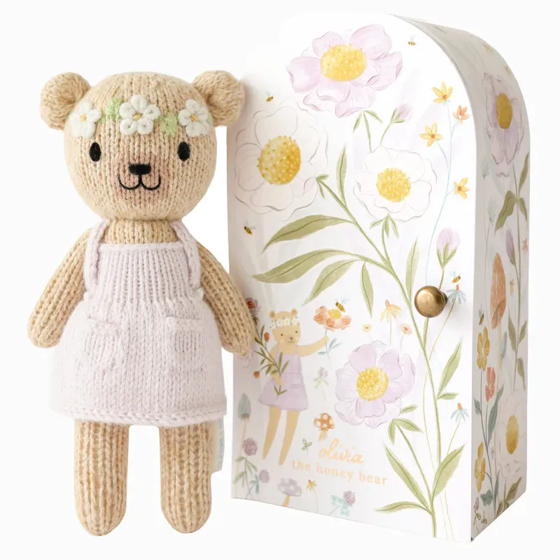 Sky Rockets cuddle+kind - Tiny Collection in a Box - Olivia the Honey Bear