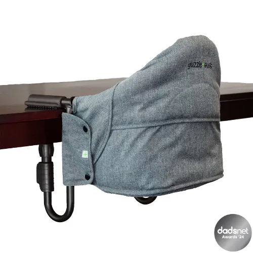 Sky Rockets guzzie+Guss - Perch Clip On Highchair - Salt & Pepper