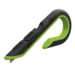 Slice Box Cutter Auto Retractable Green/Black