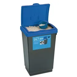 Slingsby Economy Salt and Grit Bin Black/Blue 47L 389089