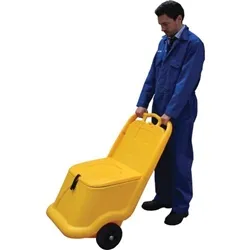 Slingsby Mobile Salt and Grit Bin Kit Yellow 75L 389550