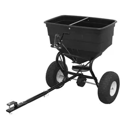 Slingsby Towable Broadcast Salt Spreader Black 80kg 425725