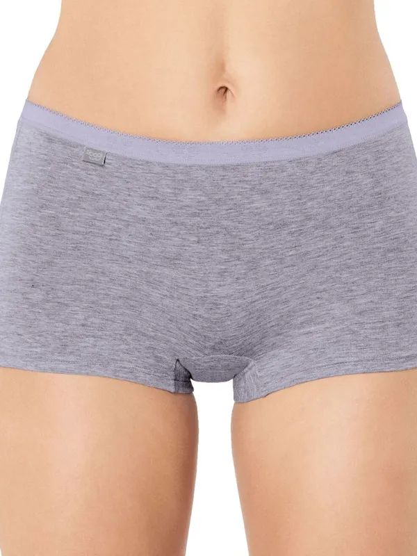Sloggi Women's Basic+ Short Briefs in Grey Size: 10 Grey 10