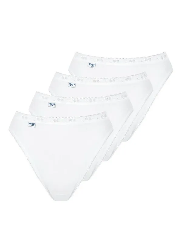 Women's briefs Sloggi Basic+ Tai 4P Blanc 40
