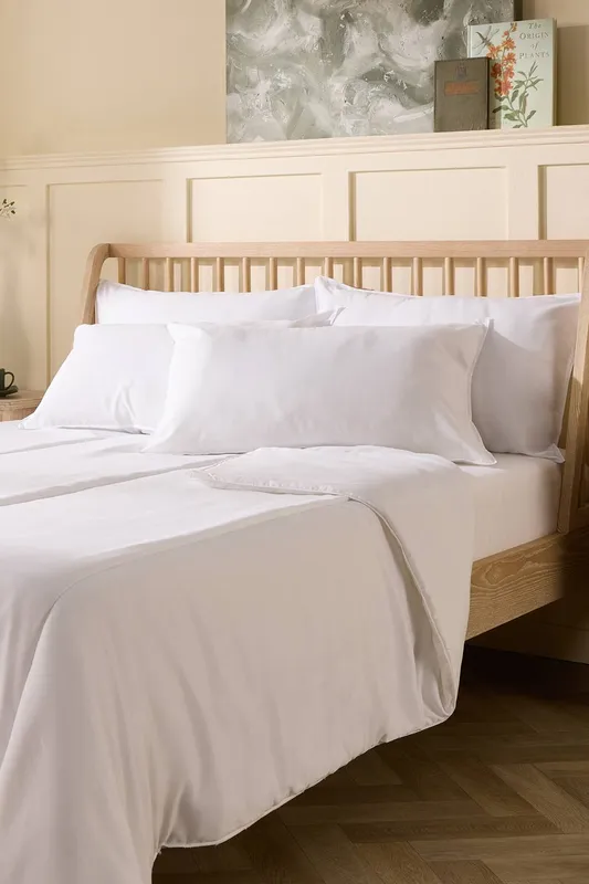 Slumberdown 4 Pack Anti Allergy Soft Support Pillows in White White