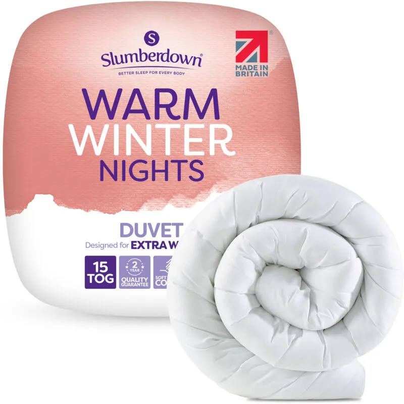 Slumberdown Warm Winter Nights Duvet, 15 Tog, King