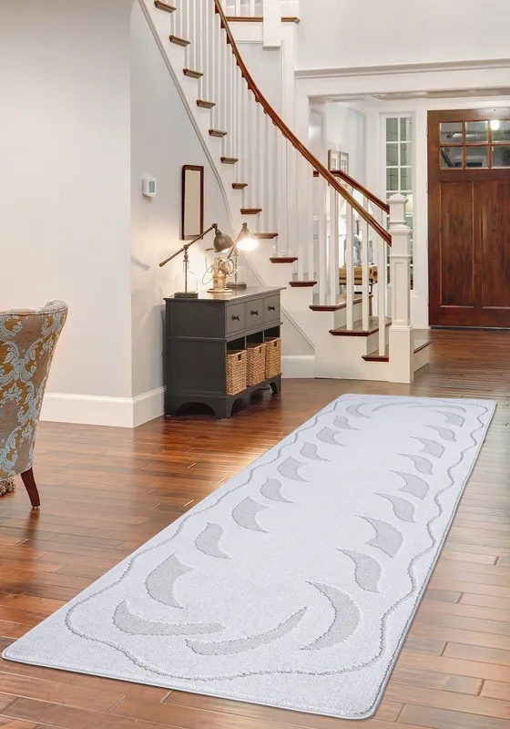 Smart Living Ovalack Heavy Duty Machine Washable Hallway Kitchen Non Slip Door Mat in Black Size: 60cm x 110cm - Black - Size: 60cm x 110cm