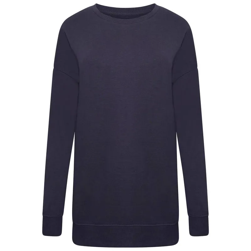 Smart Living Women's Comfortable Casual Polycotton Crew Neck Sweatshirt in Navy Size: Small Navy S