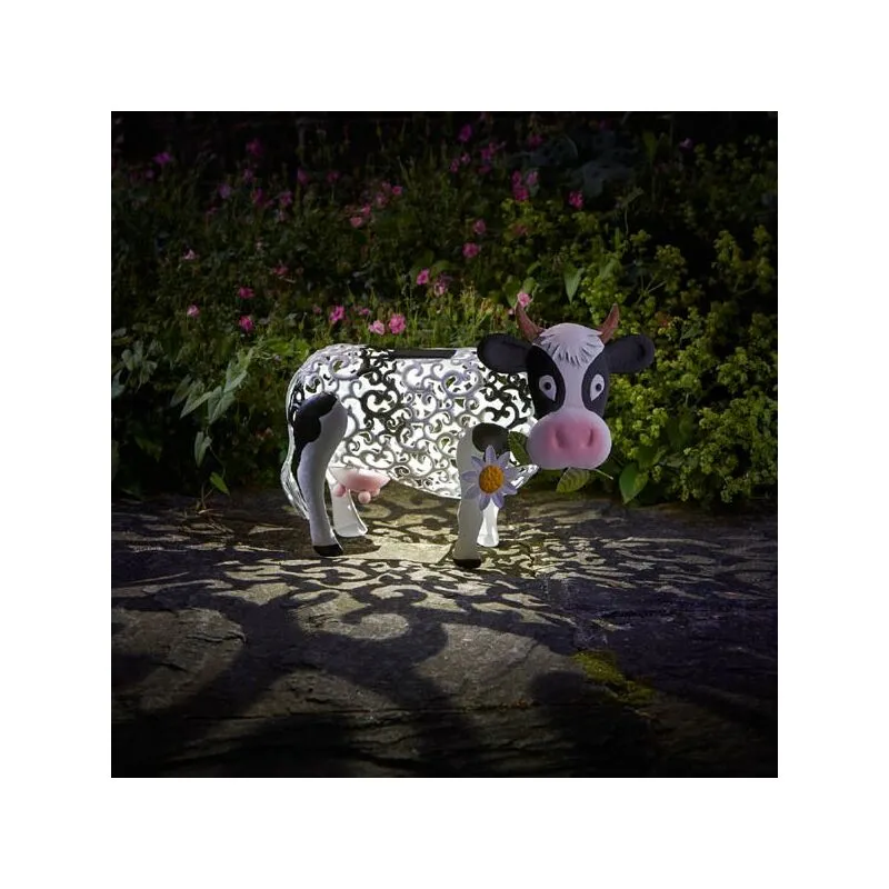 Smart Solar - Smart Garden Solar Daisy The Cow Silhouette Light Garden Light Figure Ornament
