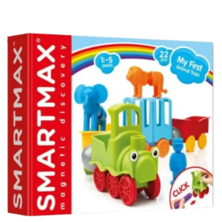 SmartMax My First Animal Train Magnetic Toy Set – 22 Pcs