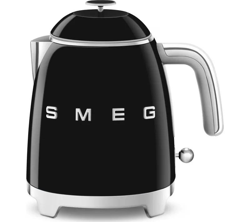Smeg 50's Style Mini Kettle in Black - Black