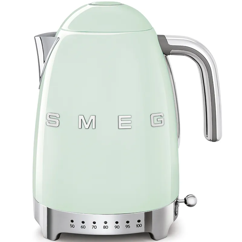 Smeg 50s Style KLF04PGUK Pastel Green Variable Temperature Electric Kettle