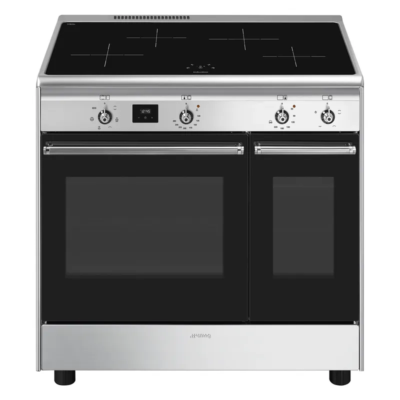 Smeg CX92IM 90cm Concert Induction Range Cooker - Stainless Steel