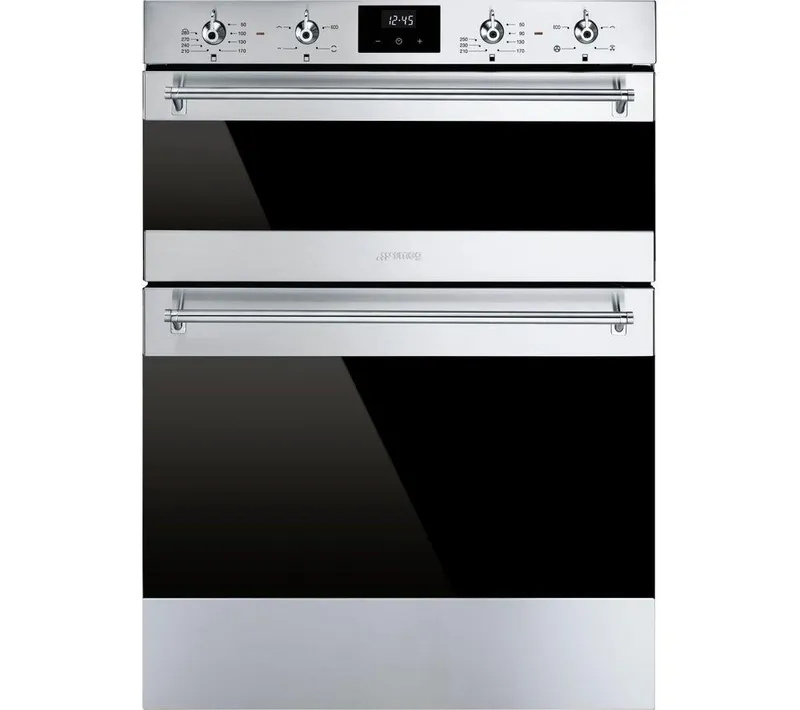 Smeg DUSF6300X Electric Built-under Double Oven - Stainless Steel