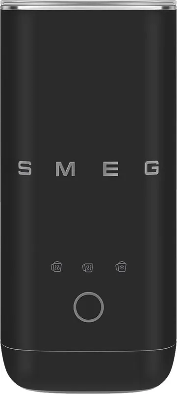 Smeg MFF02BLMUK Milk Frother - Matte Black, Black