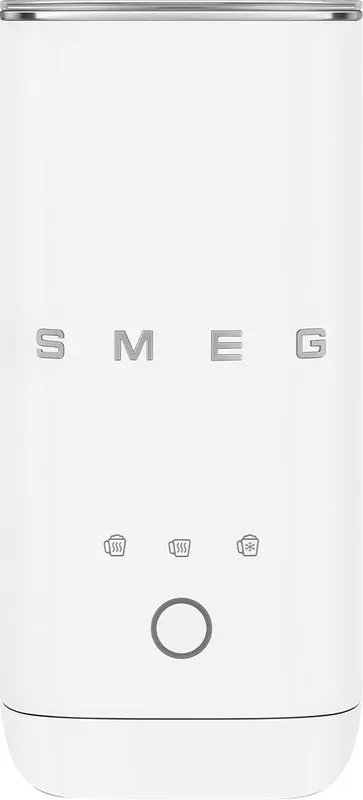 Smeg MFF02WHMUK Mini Milk Frother - Matt White