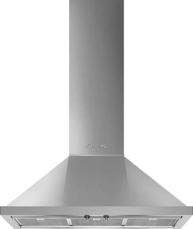 Smeg Portofino KPF9X 90cm Chimney Cooker Hood - Stainless Steel