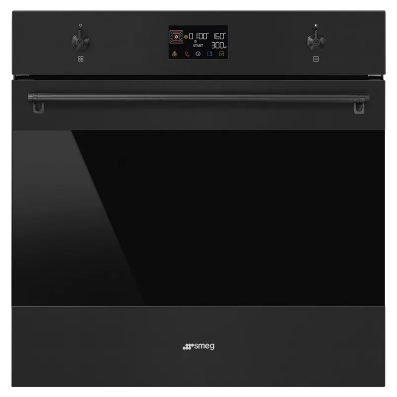 Smeg SO6302M2N Classic SpeedwaveXL Built In Oven With Microwave - Matte Black