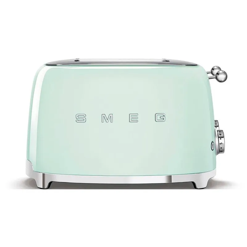 Smeg Unisex TSF03 Retro 4-Slice Toaster in Light Green Light Green One Size female