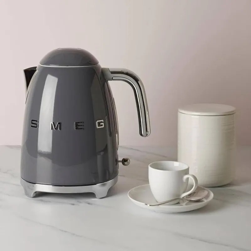 Smeg Unisex KLF03 Retro Style Kettle 1.7 Litre in Grey Grey One Size female