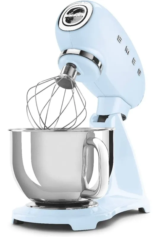 Smeg Unisex SMF03 50's Retro Style Stand Mixer in Pale Blue Pale Blue female