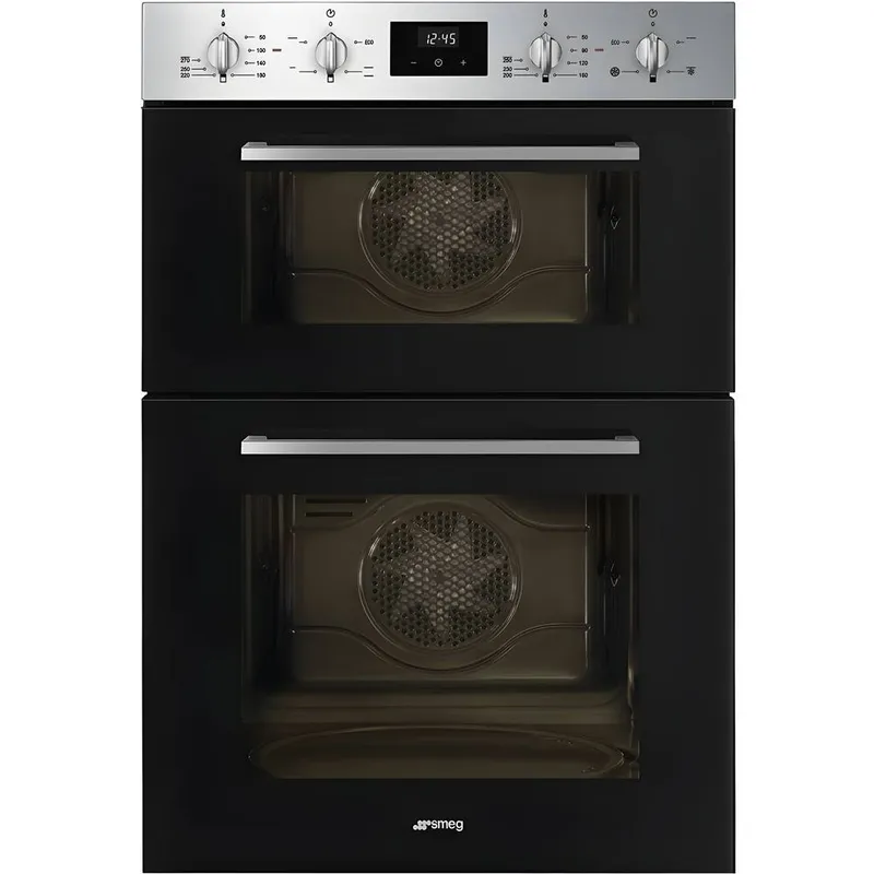 Smeg DOSF400B Built In Cucina Double Oven - Stainless Steel