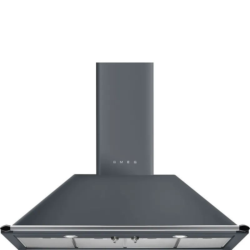 Smeg Victoria KT110GRE 110cm Wide Grey Wall-Mounted Cooker Hood