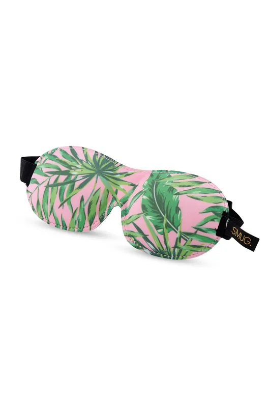 Smug Contoured Sleep Mask in Bright Green - Bright Green - Size: One Size