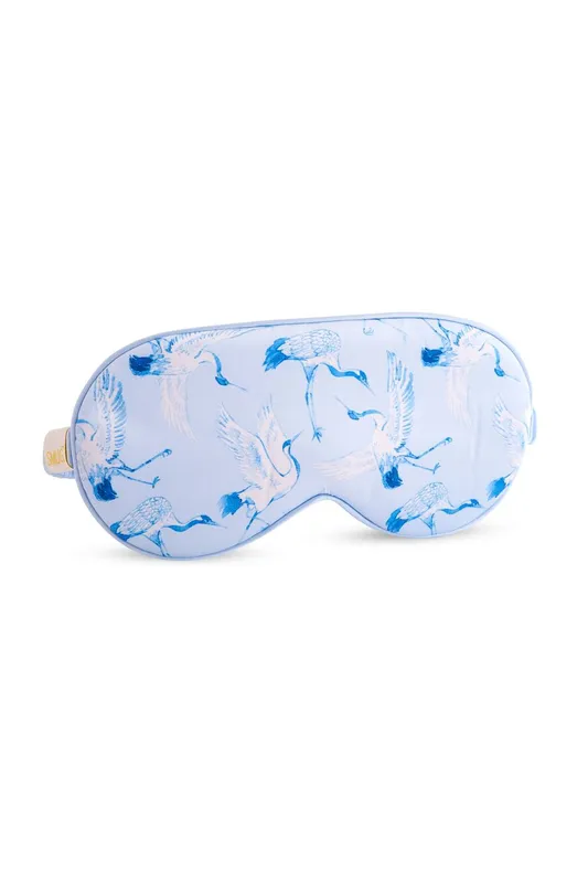 Smug Satin Sleep Mask in Pale Blue - Pale Blue
