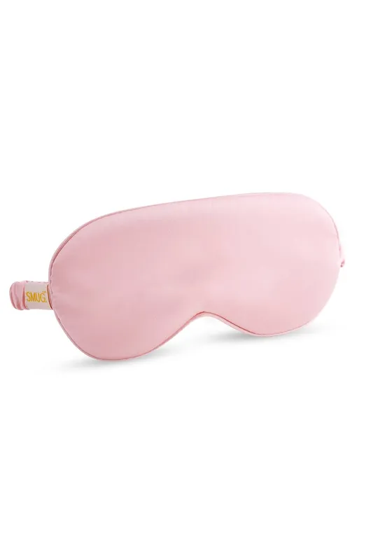 Smug Satin Sleep Mask in Pink - Pink - Size: One Size