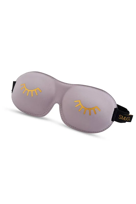 Smug Contoured Sleep Mask in Grey - Grey