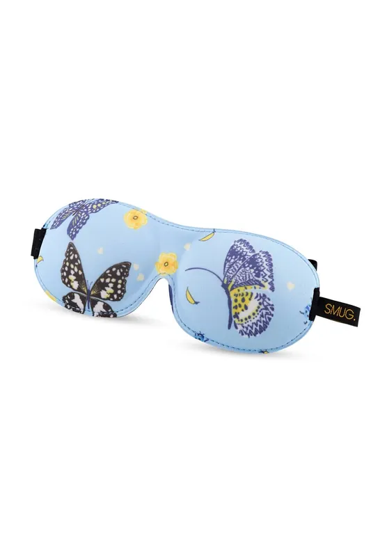 Smug Contoured Sleep Mask in Mid Blue - Mid Blue