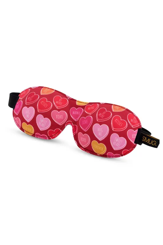 Smug Women's Contoured Sleep Mask in Red Red female