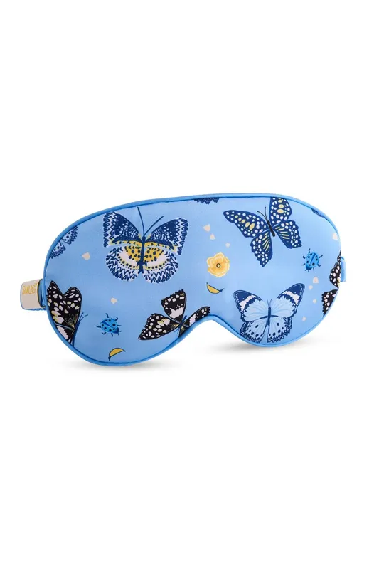 Smug Women's Satin Sleep Mask in Mid Blue Mid Blue