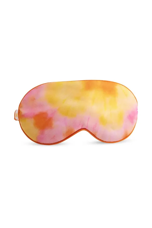 Smug Satin Sleep Mask in Orange - Orange