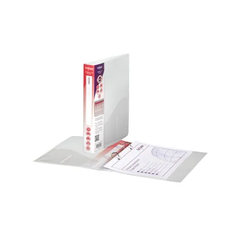 Snopake 15mm 2 Ring Binder A5 Clear (10 Pack)