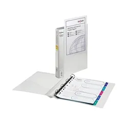 Snopake 25mm Clear Presentation 4 Ring A4 Binder