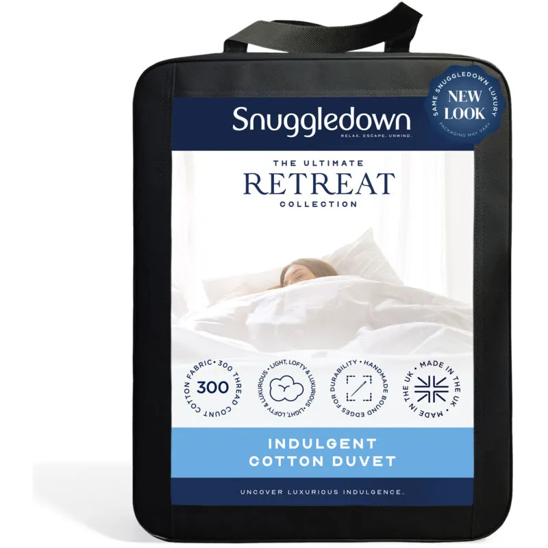 Snuggledown Retreat Indulgent Cotton Duvet, 13.5 Tog, Super King