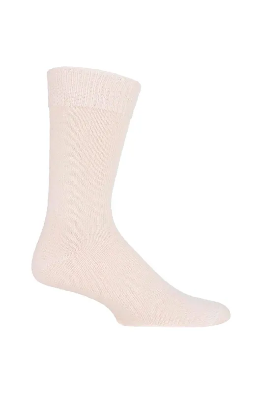 Sockshop of London 1 Pair Plain Alpaca Socks in Cream Size: 11-13 Cream 11-13